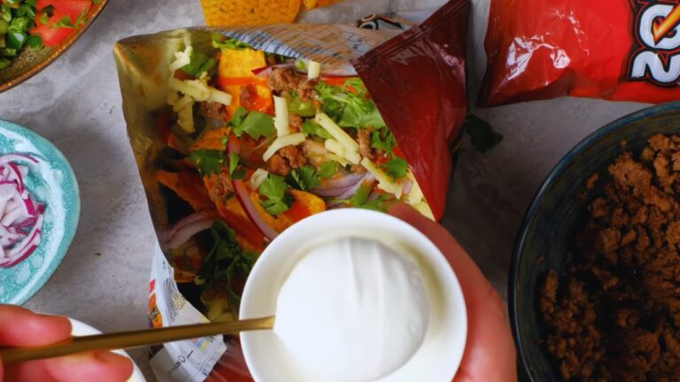 Making Taco in A Bag