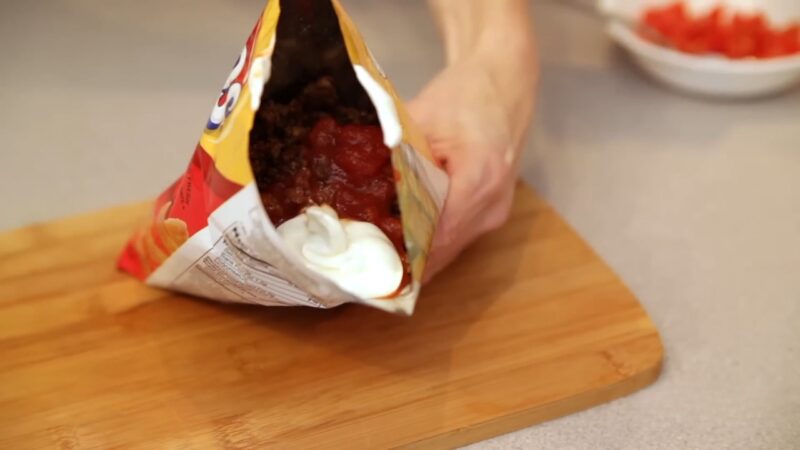 Making Walking Tacos